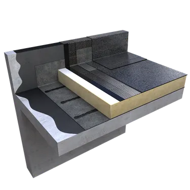 FORCE warm roof concrete structure no finishes 1