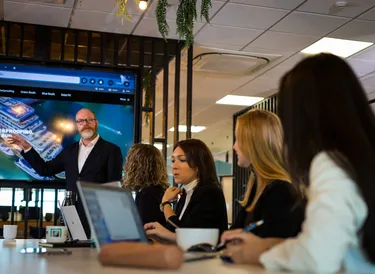 PWM presentation Axter office