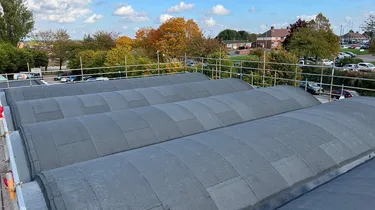 Roof A barrel completed