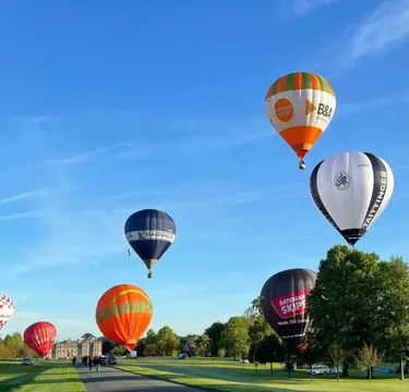 Hot air balloons at Longleat