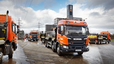 B&A Group Stone Supplies Lorries Hallen Bristol