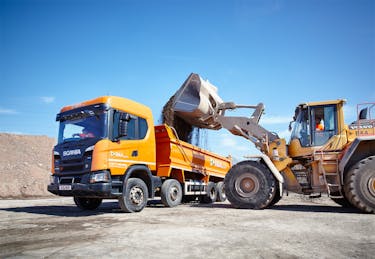 B&A Group truck loading Bristol