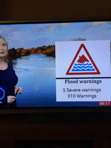 flood warning sign