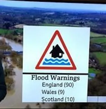 flood warning sign