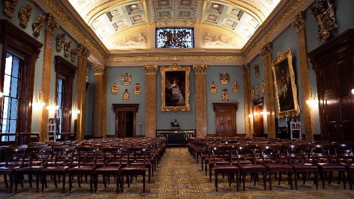 Fishmongers' Hall ままならなく ロンドンの1820年代の複製画