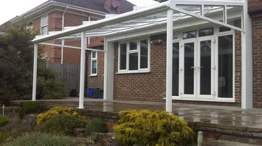 open veranda side view