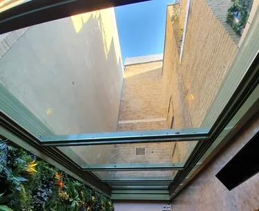 through the glass