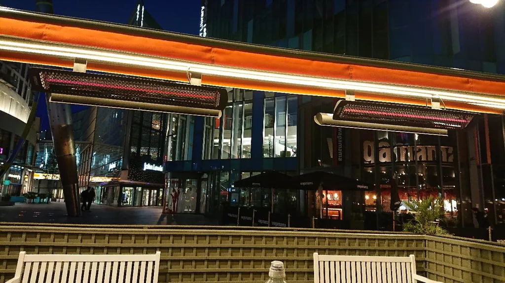 awning closed and heaters