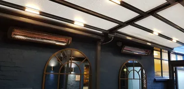 roof closed, heaters & lights
