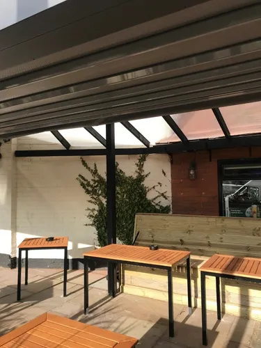 Under roof view