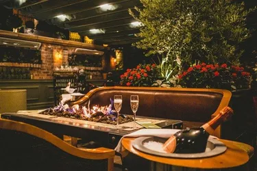 table with fire
