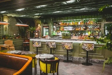 Bar side view