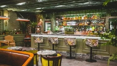 Bar side view