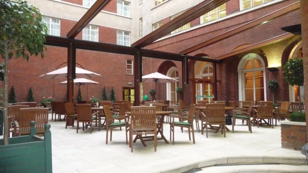 Roof open looking out