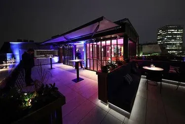 Trafalgar terrace awning lighting