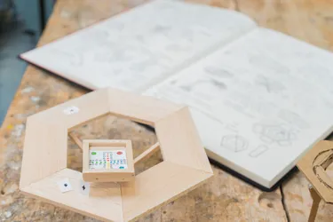 A scale model of a student project