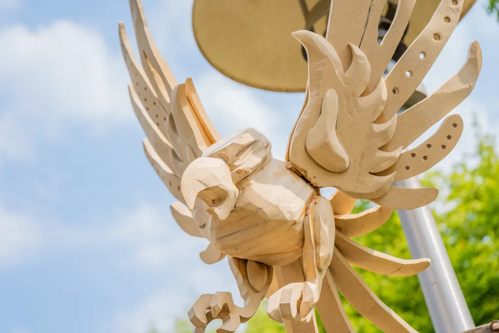 Bird Sculpture in situ at Vitalis Brunswijk