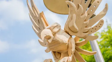 Bird Sculpture in situ at Vitalis Brunswijk