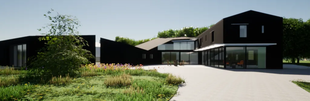 Duck End Barns Digital Image