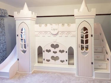 custom castle bed