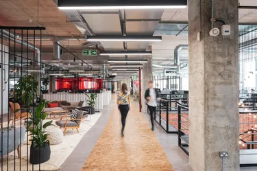 exposed OSB in office
