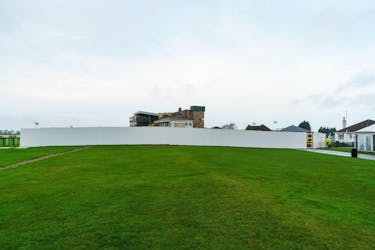 SMARTPLY SITEPROTECT on grass field at bath racecourse