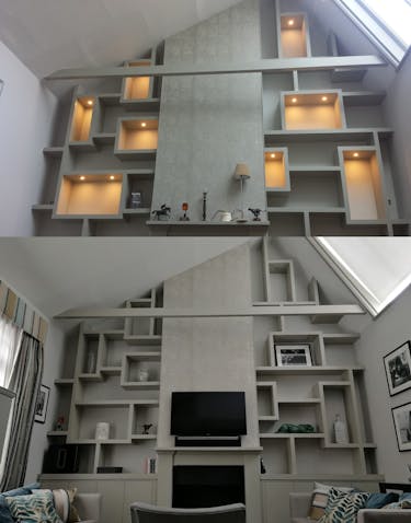 floating shelves