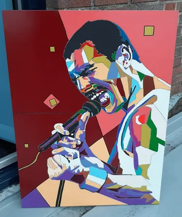 Freddie Mercury Painting